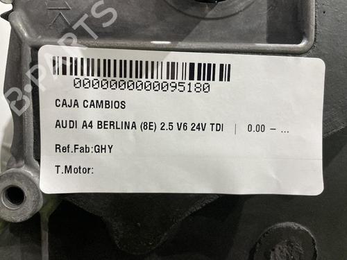 Gearbox AUDI A4 B6 (8E2) 2.5 TDI | BP31683993M3
