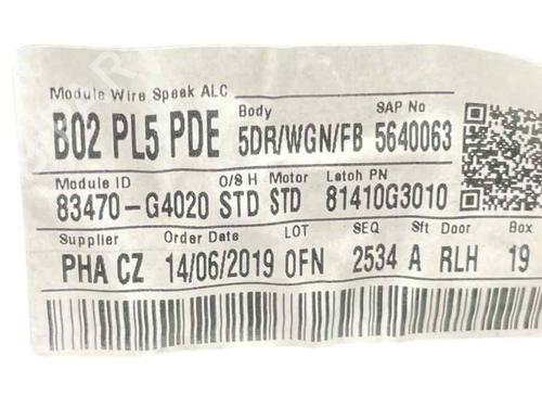 Used Rear left window mechanism Rear left window mechanism HYUNDAI i30 (PDE, PD, PDEN) 1.6 CRDi (95 hp) 29177338 29177338