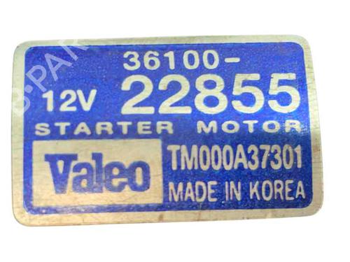 Starter HYUNDAI GETZ (TB) 1.3 i | BP24224733M8 - Image 4