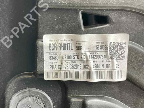 Rudehejsemekanisme Højre bagtil HYUNDAI TUCSON (TL, TLE) 1.6 CRDi hybrid 48V | BP30410332C25