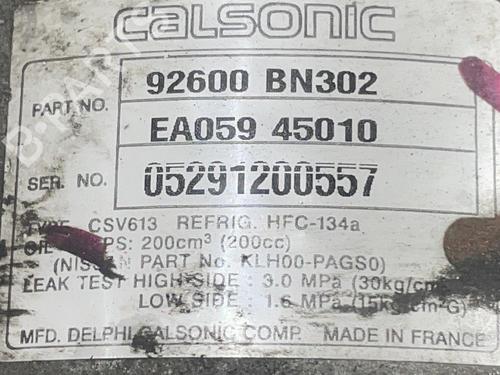 AC compressor NISSAN ALMERA II (N16) | BP31681923M34