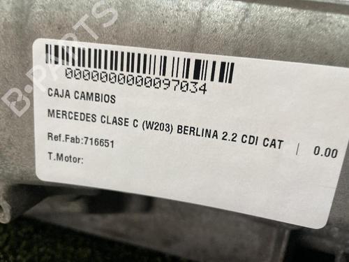 Used Gearbox MERCEDES-BENZ C-CLASS (W203) [2000-2007]  31684491