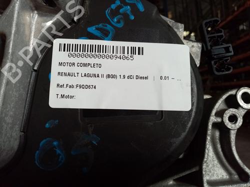 Engine RENAULT LAGUNA II (BG0/1_)  | BP31683925M1  - Image 9