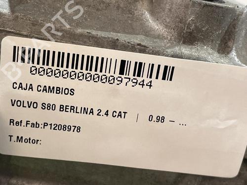 Gearbox VOLVO S80 I (184)  | BP31684674M3 