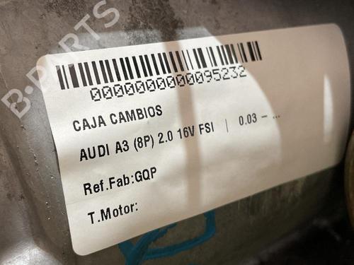 Gearbox AUDI A3 (8P1) 2.0 FSI | BP31683996M3 