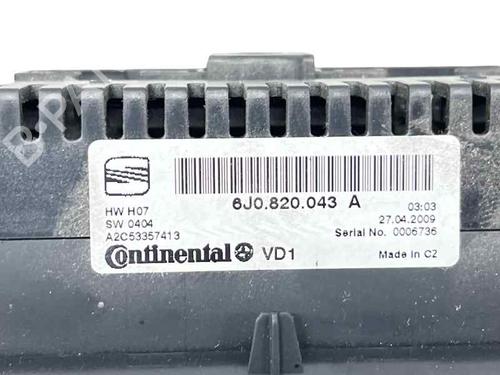 Climate control SEAT IBIZA IV (6J5, 6P1) | BP31870835I5