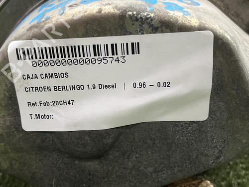 Gearbox CITROËN BERLINGO / BERLINGO FIRST MPV (MF_, GJK_, GFK_)  | BP31684113M3 