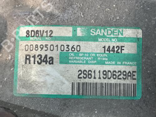 Used AC compressor AC compressor FORD FUSION (JU_) 1.4 TDCi (68 hp) 31681775 31681775