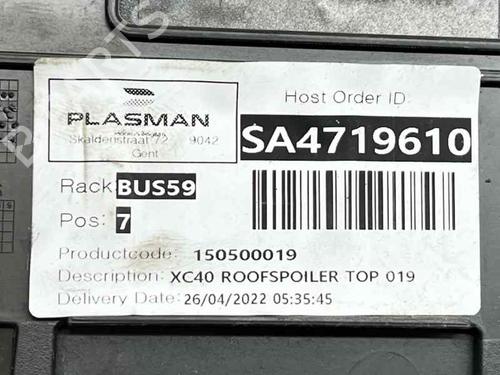 Spoiler bagklap VOLVO XC40 (536) T2 | BP33424531C96  - Image 5