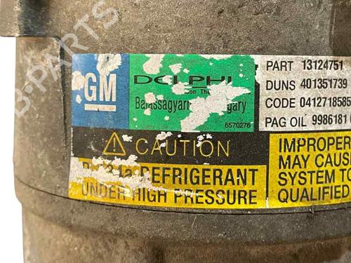 Used AC compressor AC compressor OPEL ASTRA H (A04) 1.7 CDTI (L48) (110 hp) 29178010 29178010