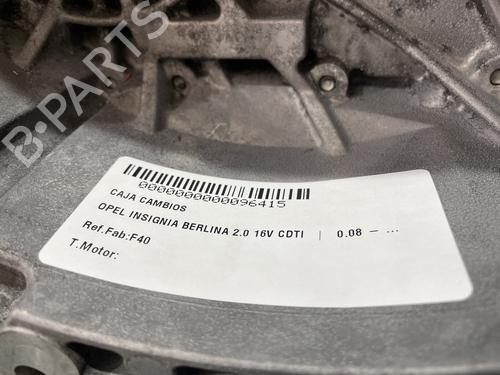 Used Gearbox Gearbox OPEL INSIGNIA A (G09) 2.0 CDTI (68) (160 hp) 31684291 31684291