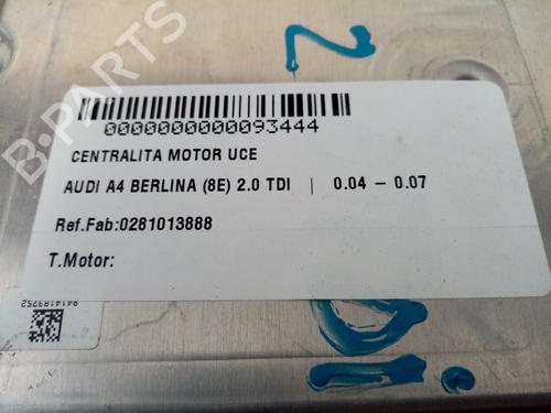 Used Engine control unit (ECU) Engine control unit (ECU) AUDI A4 B6 (8E2) [2000-2005] 31683888 31683888