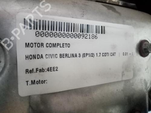 Engine HONDA CIVIC VII Hatchback (EU, EP, EV) 1.7 CTDi (EP4, EU9) | BP31683826M1 