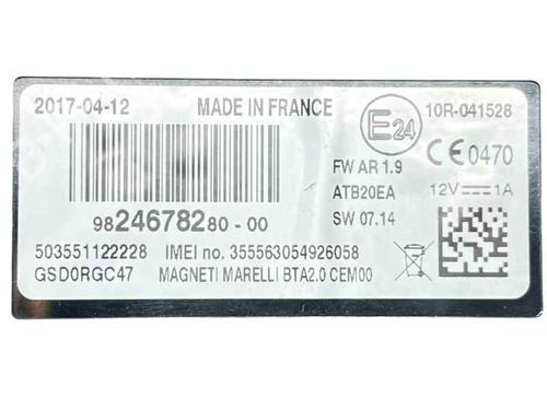 Used Electronic module Electronic module CITROËN C4 Grand Picasso II (DA_, DE_) 1.2 THP 130 (130 hp) 31869571 31869571