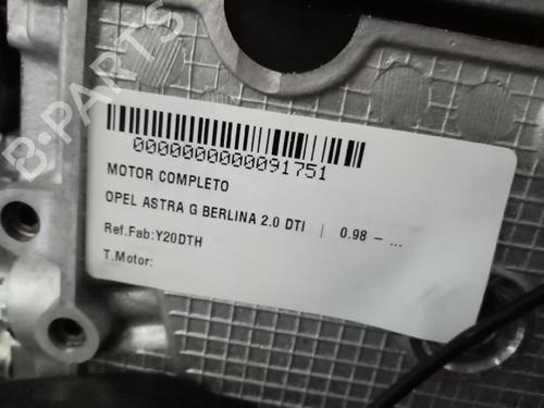 Engine OPEL ASTRA G Hatchback (T98) 2.0 DTI 16V (F08, F48) | BP31683784M1