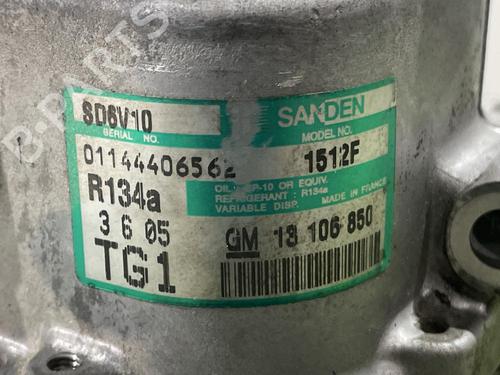 AC compressor OPEL CORSA C (X01) 1.3 CDTI (F08, F68) | BP31681740M34