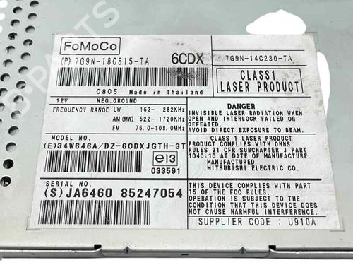 Electronic module JAGUAR XF I (X250) 2.7 D | BP31682544M83  - Image 5