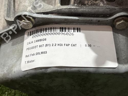 Gearbox PEUGEOT 607 (9D, 9U)  | BP31684180M3 