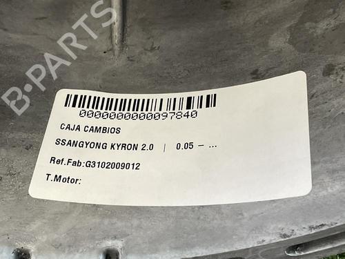Gearbox SSANGYONG KYRON  | BP31684660M3 