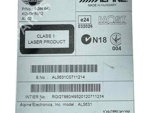 Used Radio Radio MINI MINI COUNTRYMAN (R60) Cooper S ALL4 (184 hp) 29933916 29933916