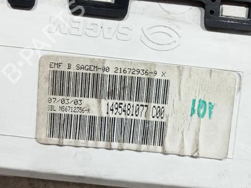 Display monitor CITROËN C5 I (DC_) 2.0 HDi (DCRHZB, DCRHZE) | BP27311376C48 