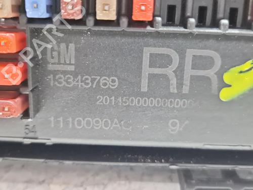 Fuse box OPEL ZAFIRA TOURER C VAN (P12) 2.0 CDTi (75) | BP30368722E1