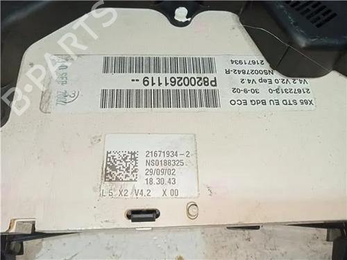 Instrument cluster RENAULT CLIO II (BB_, CB_) 1.2 16V (BB05, BB0W, BB11, BB27, BB2T, BB2U, BB2V, CB05,... | BP23917405C47