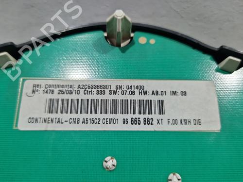 Instrument cluster CITROËN C3 II (SC_) 1.4 HDi 70 (SC8HZC, SC8HR0, SC8HP4) | BP29998678C47 