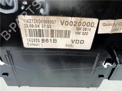 Instrument cluster VW GOLF V (1K1) 2.0 TDI 16V | BP23909496C47 