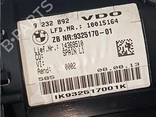 Instrument cluster BMW 1 (F20) 118 d | BP23913578C47 