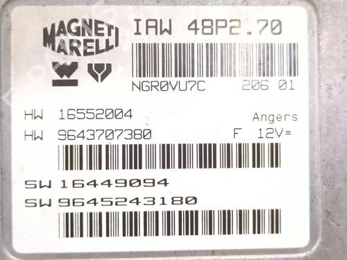 Elektronisk modul PEUGEOT 206 Hatchback (2A/C) 1.1 i | BP28480672M83 