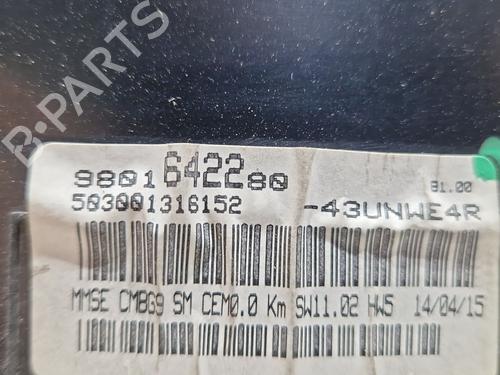 Cockpit PEUGEOT PARTNER Box Body/MPV (5_, G_) 1.6 HDi 75 | BP30536331C47 