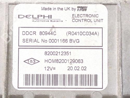 Elektronisk modul RENAULT CLIO II (BB_, CB_) 1.5 dCi (B/CB07) | BP27716598M83 