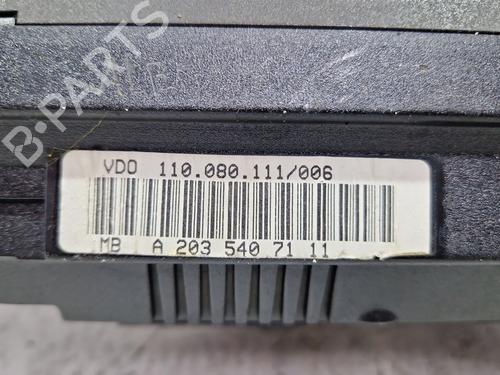 Instrument cluster MERCEDES-BENZ C-CLASS (W203) C 200 CDI (203.004) | BP30192469C47 