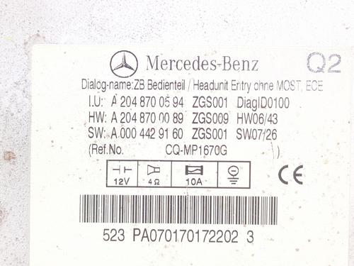 Radio MERCEDES-BENZ C-CLASS (W204) | BP32163546E6