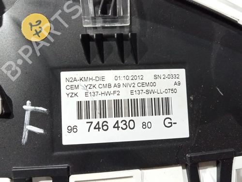 Instrument cluster PEUGEOT 208 I (CA_, CC_) 1.6 GTi | BP29329765C47 