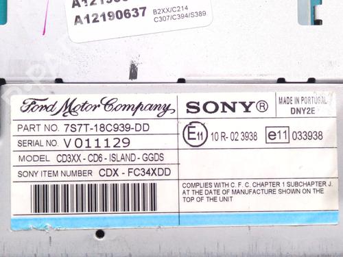 Radio FORD MONDEO IV (BA7) 1.8 TDCi | BP30962903E6 - Image 5