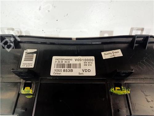 Instrument cluster VW GOLF V (1K1) 2.0 TDI 16V | BP23931489C47 