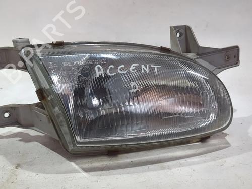 Used Right headlight HYUNDAI ACCENT I (X-3) 1.3 (75 hp) 27833353