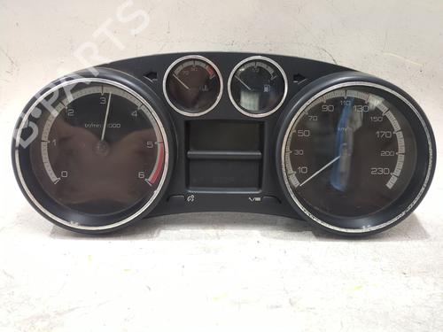 Used Instrument cluster PEUGEOT 308 I (4A_, 4C_) 1.6 HDi (90 hp) 27860165