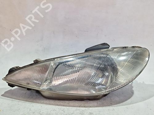 Used Right headlight PEUGEOT 206 Hatchback (2A/C) 1.9 D (69 hp) 30193057
