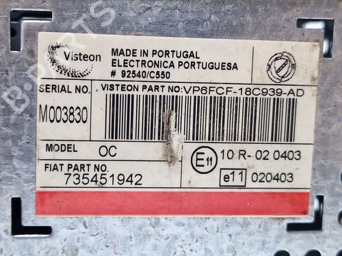 Radio FIAT BRAVO II (198_) 1.9 D Multijet (198AXD1A) | BP29993164E6 