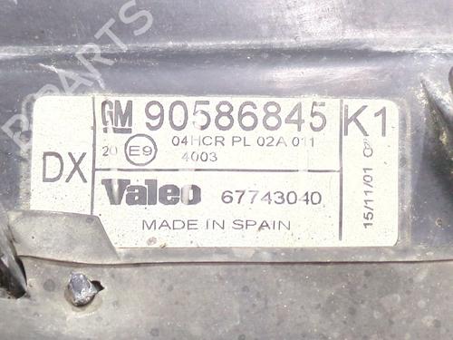 Right headlight OPEL VECTRA B (J96) 2.0 DTI 16V (F19) | BP29476784C29 