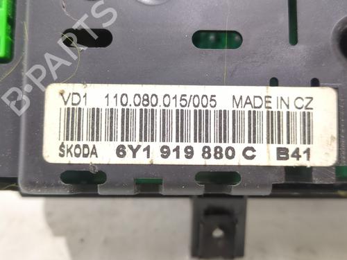 Instrument cluster SKODA FABIA I Saloon (6Y3) 1.4 16V | BP26921647C47 