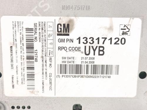 Radio OPEL INSIGNIA A (G09) 2.0 CDTI (68) | BP29526157E6 
