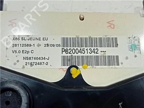 Instrument cluster RENAULT CLIO III Grandtour (KR0/1_) 1.2 16V (KR0P) | BP23909780C47 