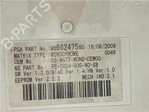 Instrument cluster PEUGEOT 3008 I MPV (0U_) 2.0 HDi 150 / BlueHDi 150 | BP23913748C47 