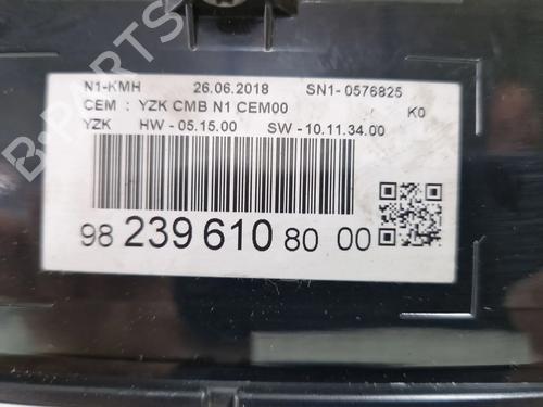 Instrument cluster CITROËN JUMPY III Van (V_) 1.6 BlueHDi 95 | BP29700645C47 