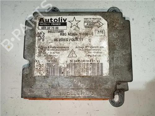 Kollisjonspute styreenhet PEUGEOT 206 Hatchback (2A/C) 1.9 D (69 hp) 23907573