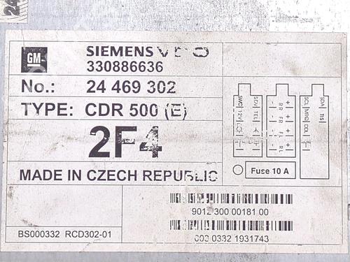 Bilradio OPEL VECTRA C (Z02) 2.0 DTI 16V (F69) | BP23930078E6 